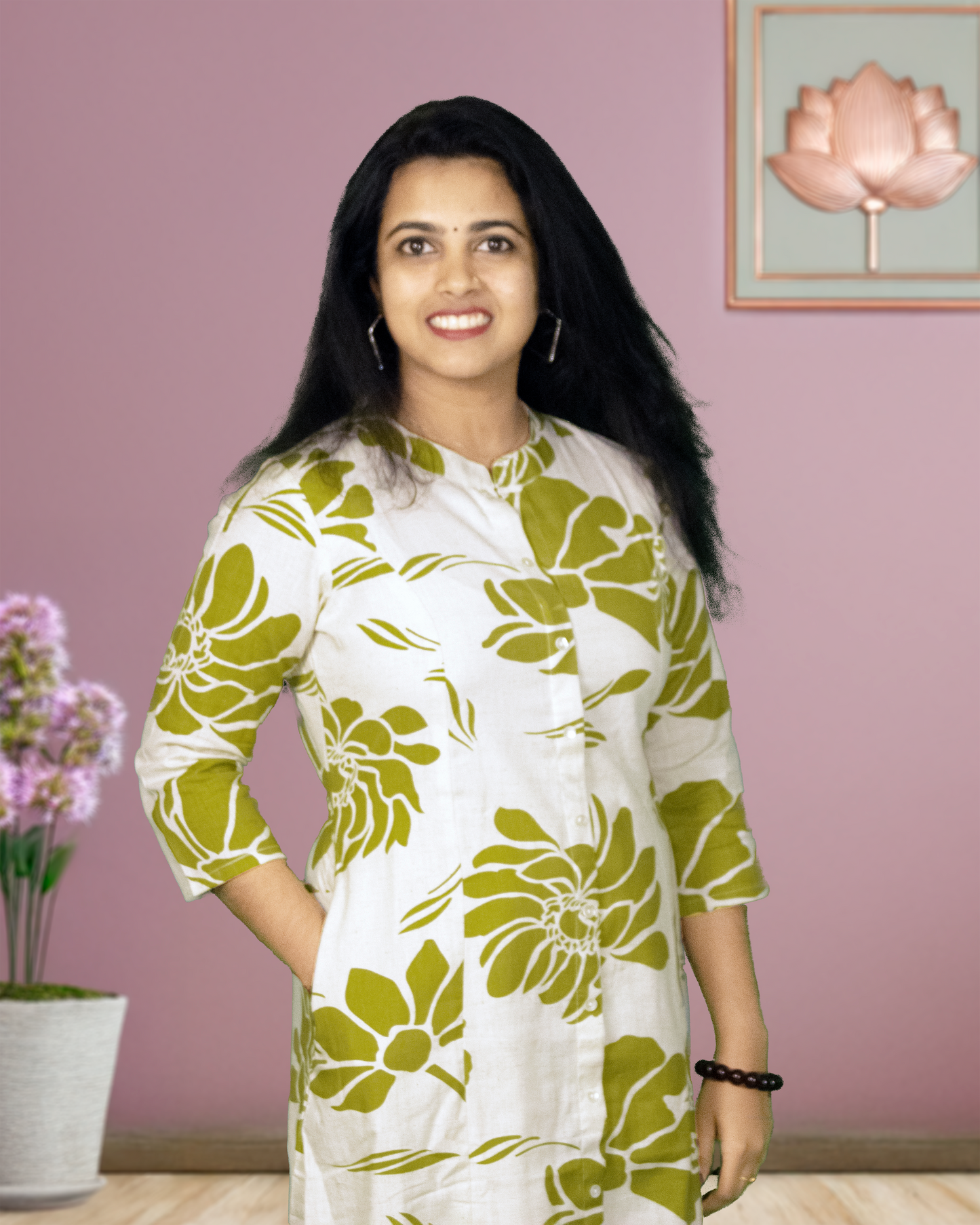 Olive Green Co-Ord set P-1214